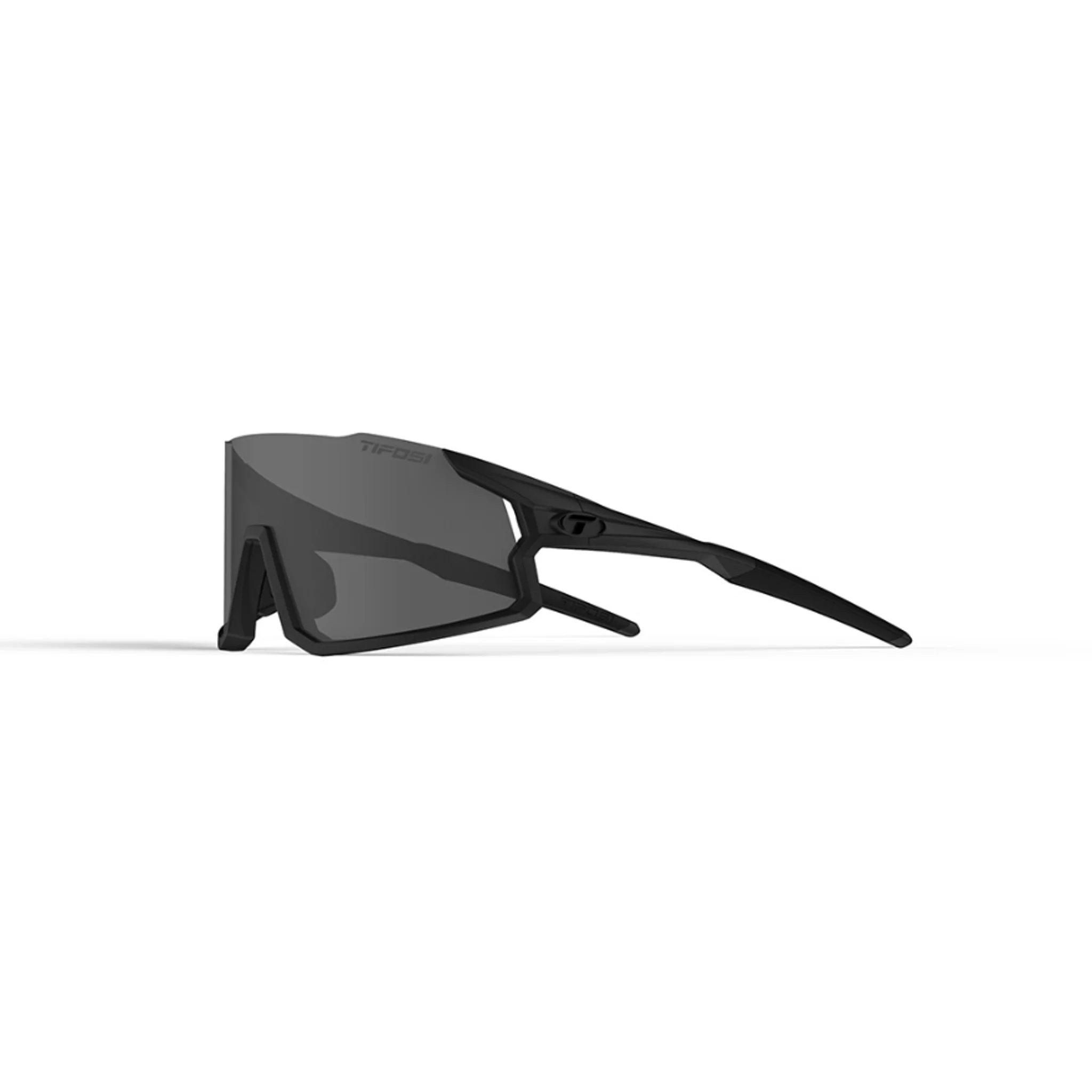 Tifosi Stash Sunglasses Blackout with Smoke, Red and Clear Lens - Image 4