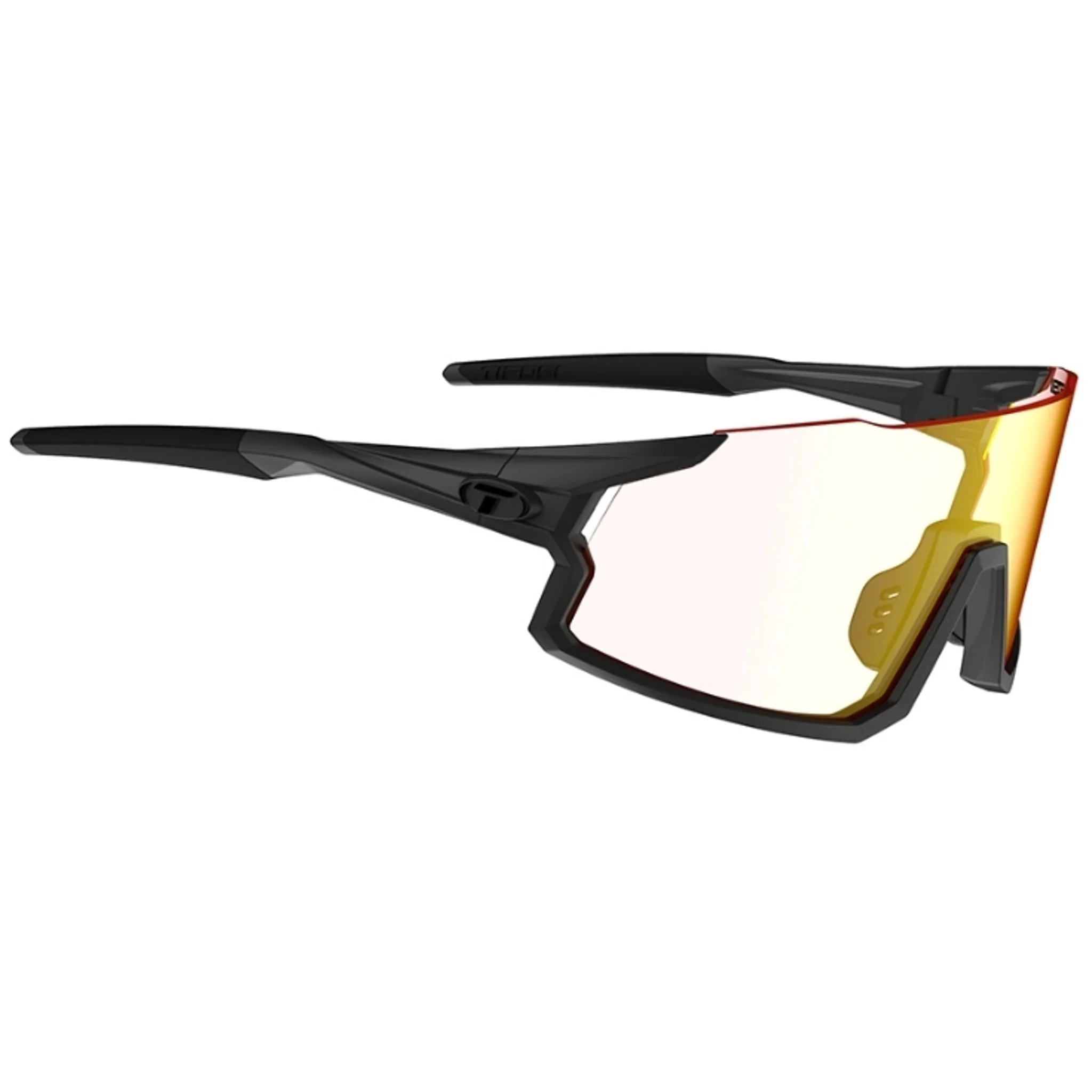 Tifosi Stash Sunglasses Matte Gunmetal With Clarion Red Fototec Lens - Image 3