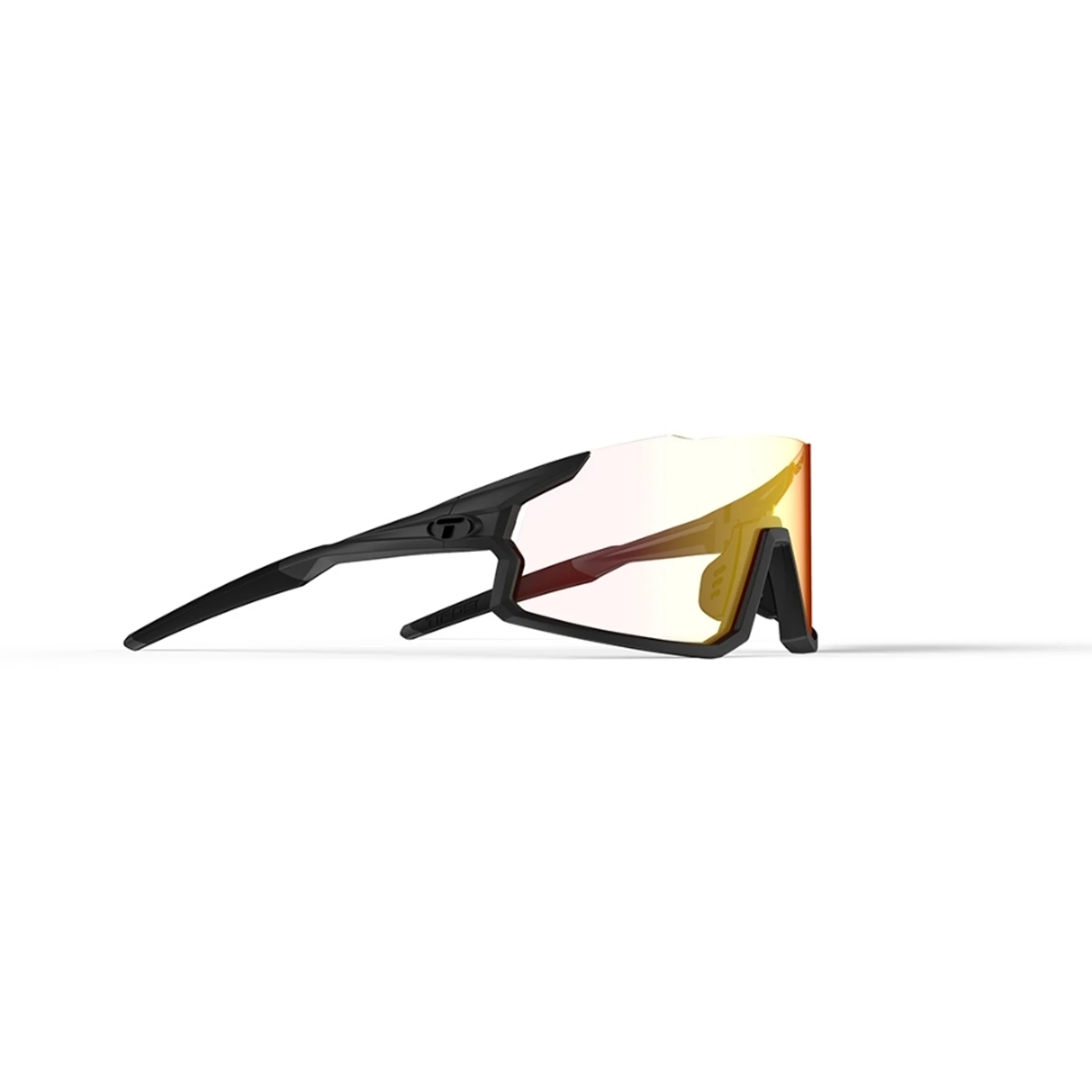 Tifosi Stash Sunglasses Matte Gunmetal With Clarion Red Fototec Lens - Image 5