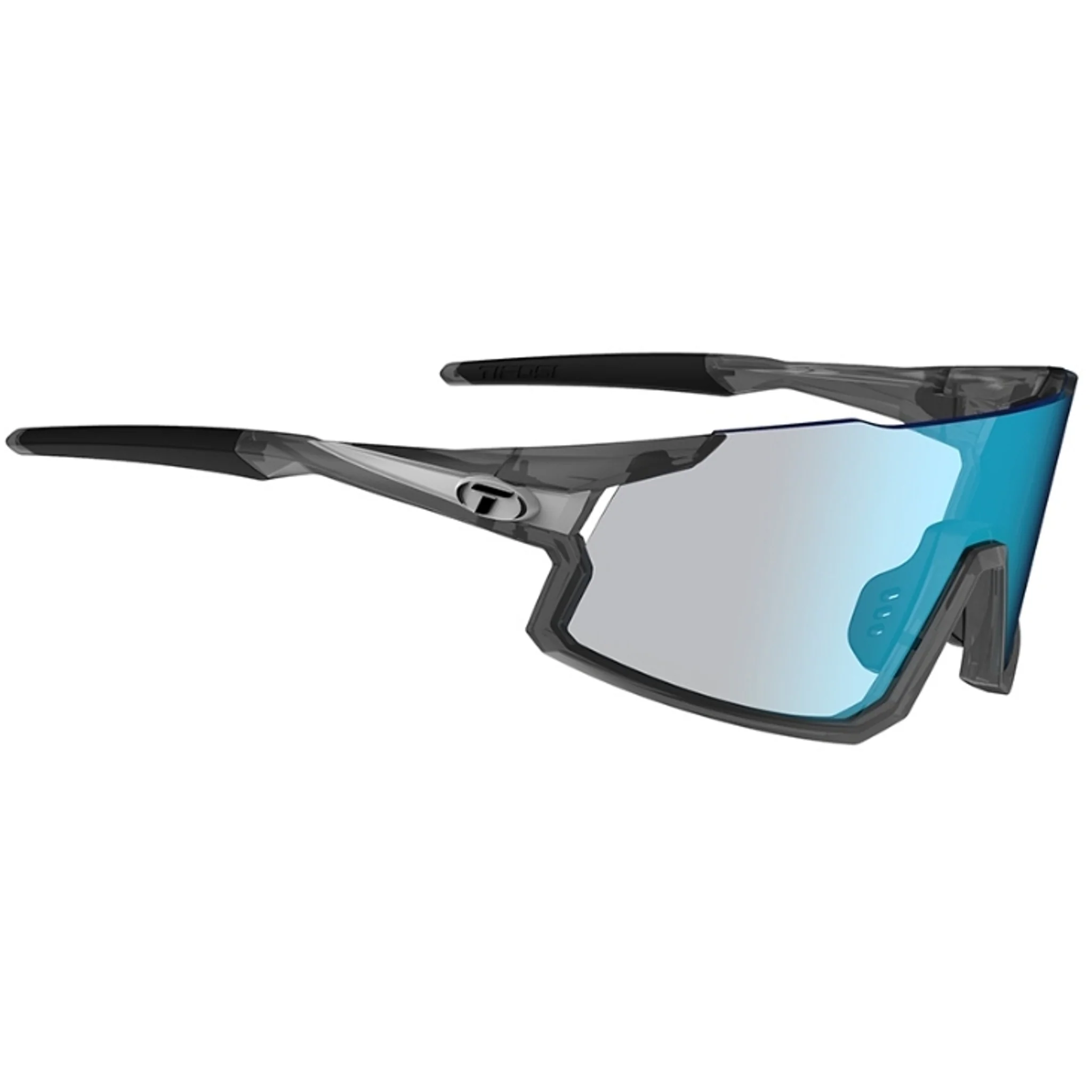 Tifosi Stash Sunglasses Matte Smoke With Clarion Blue Fototec Lens - Image 3