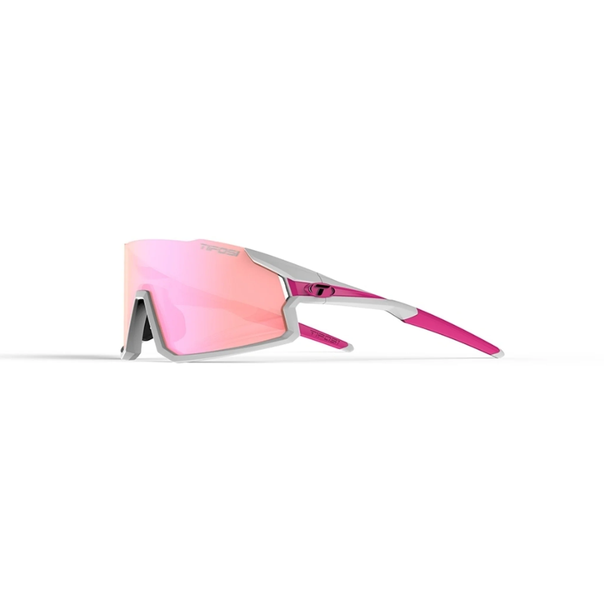 Tifosi Stash Sunglasses Race Pink With Clarion Pink, Red And Clear Lens - Image 4