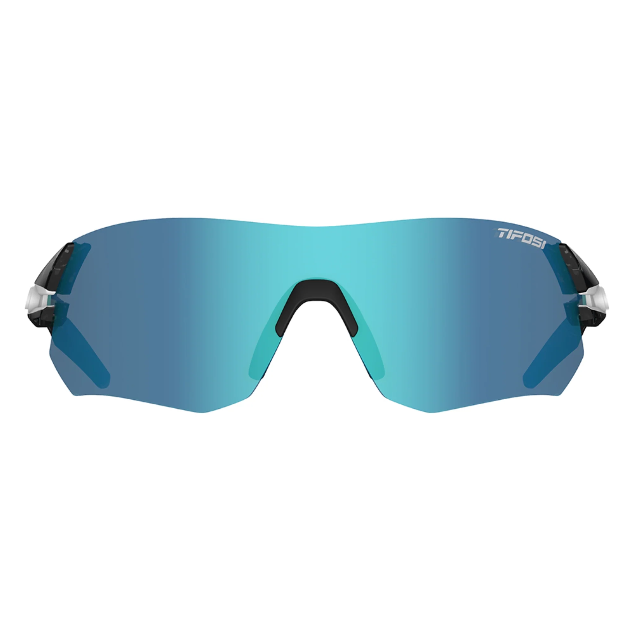Tifosi Tsali Cycling Sunglasses Crystal Smoke White/Clarion Blue /AC Red/ Clear Lens - Image 2