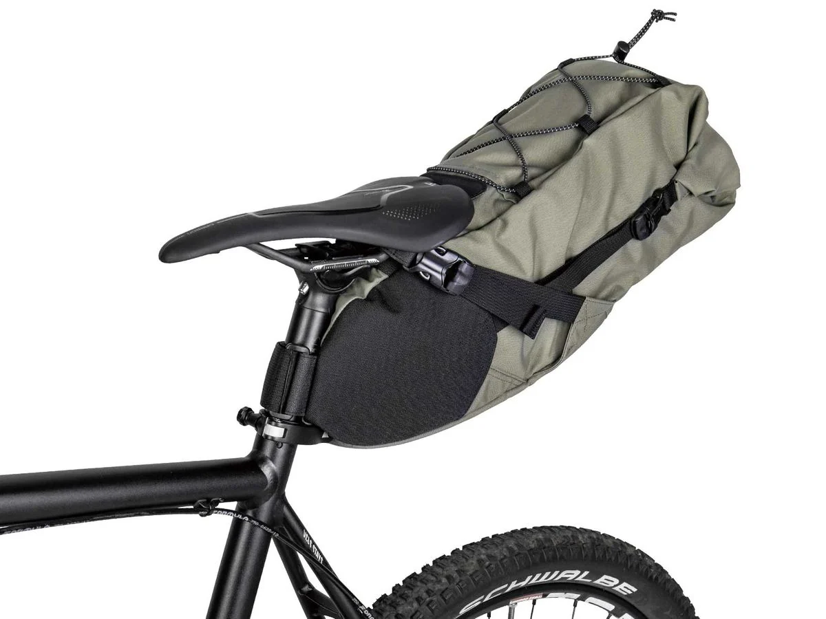 Topeak Bikepacking Backloader 10L Green Seatpost mount bag w/ waterproof inner bag - Image 2