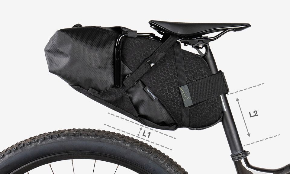 Topeak Bikepacking Backloader X 10L Black Seatpost mount bag w/ waterproof inner bag - Image 6