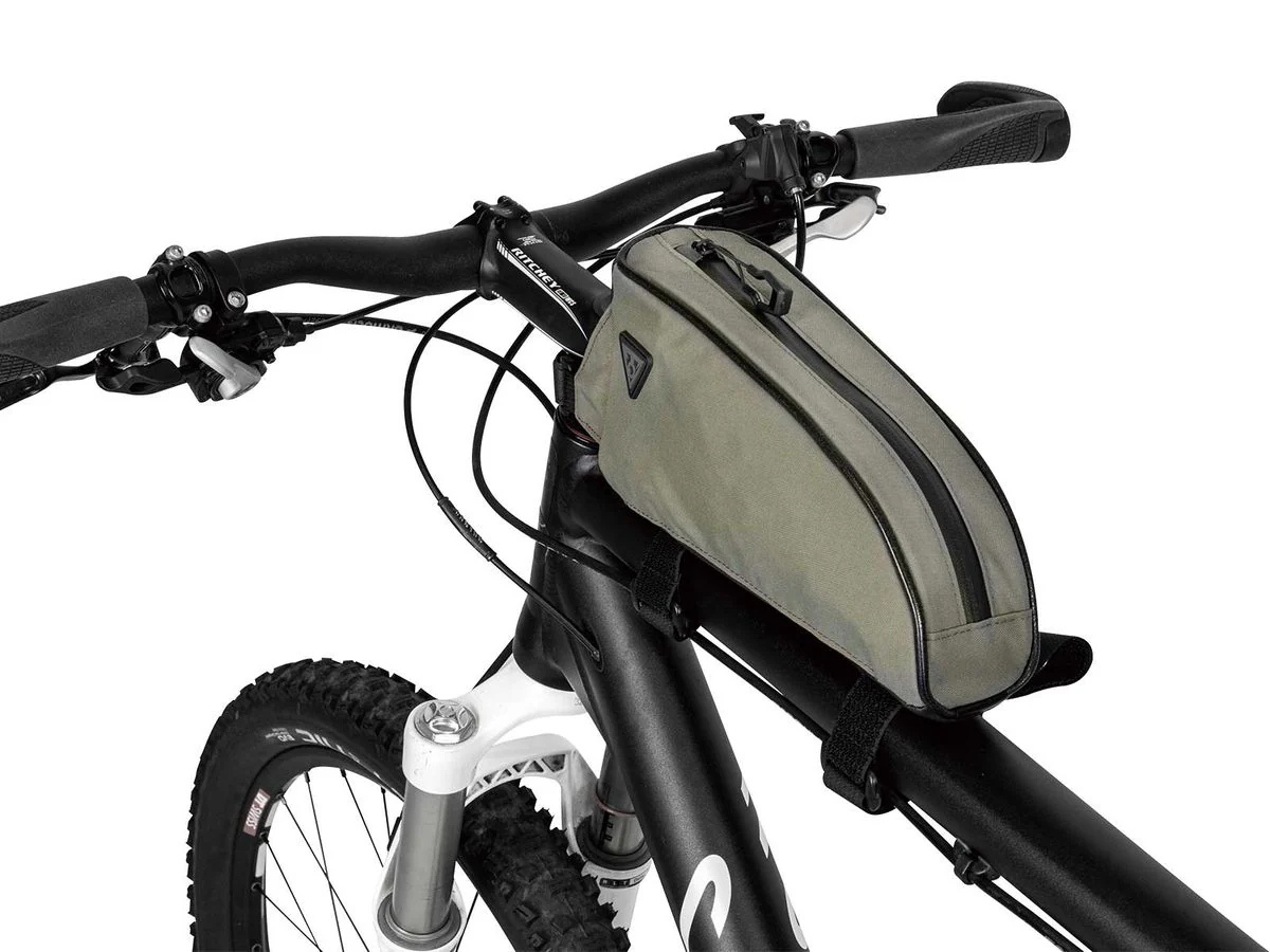 Topeak Bikepacking Toploader 0.75L Top Tube Mount Bag Green - Image 2
