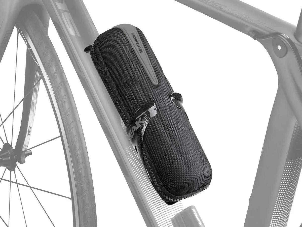 Topeak Cage Pack hardshell, tool / Pump Case Black w/Grey Strap XL - Image 4