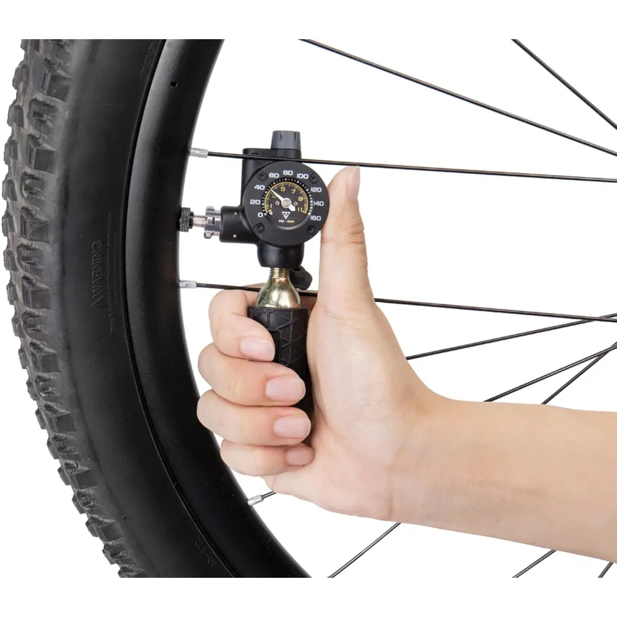 Topeak Airbooster CO2 Inflator w/ Gauge - Image 3