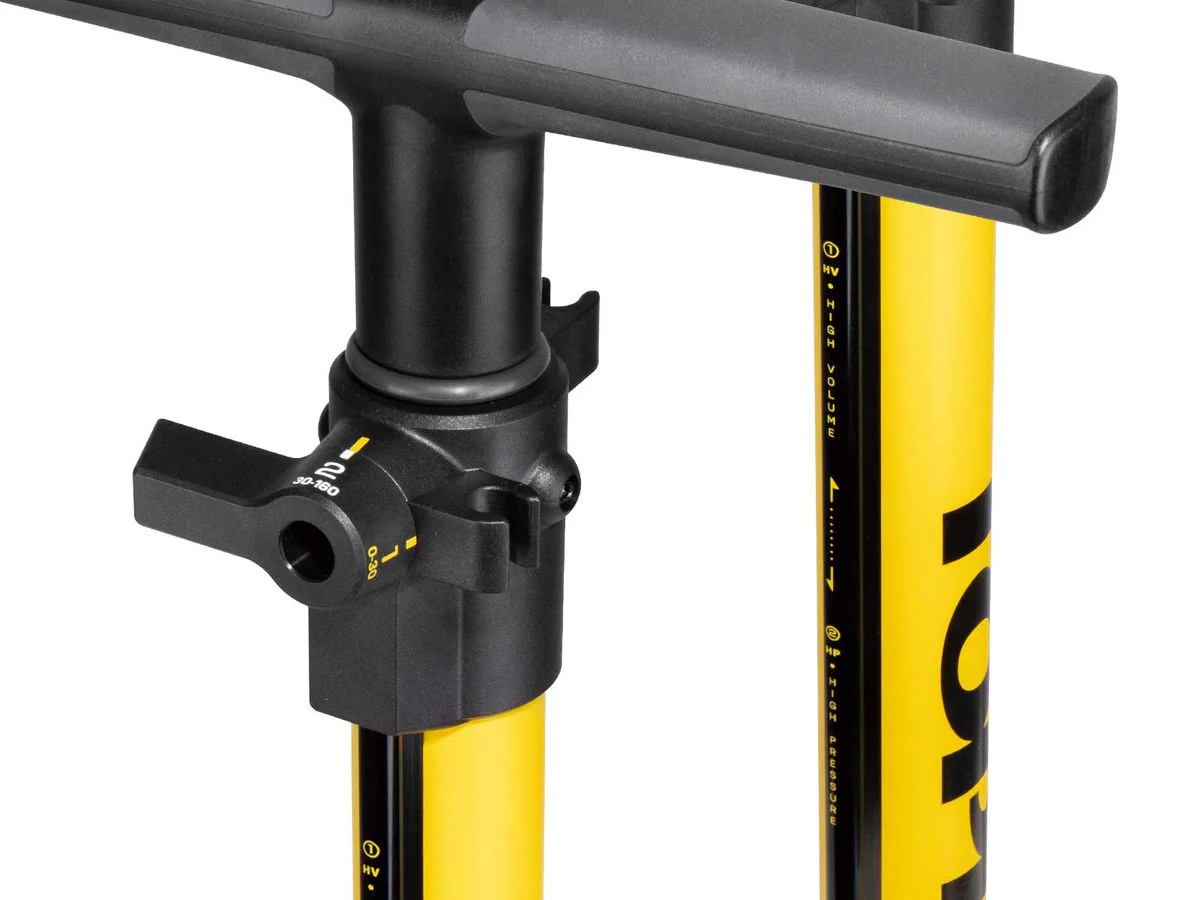 Topeak Floor Pump JoeBlow Sport 2Stage 2-stage swtich and pressure gauge, 160PSI/11 BAR 3 gauge - Image 4