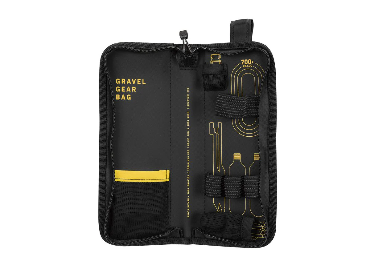 Topeak Frame Bag Gravel Gear bag w/ Power Lever X, Airbooster, Tubi 11 Mini Tool + 3pc Tyre repair plugs - Image 2