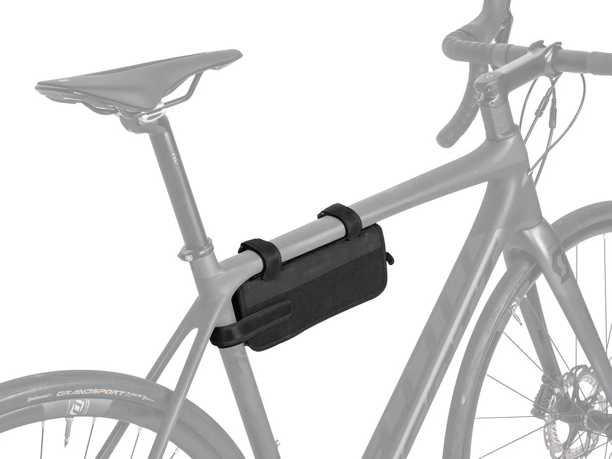 Topeak Frame Bag Gravel Gear bag w/ Power Lever X, Airbooster, Tubi 11 Mini Tool + 3pc Tyre repair plugs - Image 4