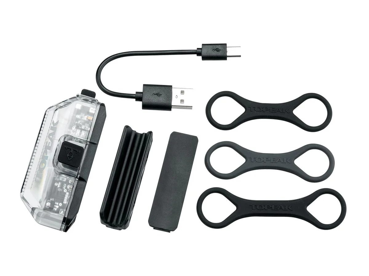 Topeak Light WhiteLite Front Aero USB 1W 110 Lumens - Image 3