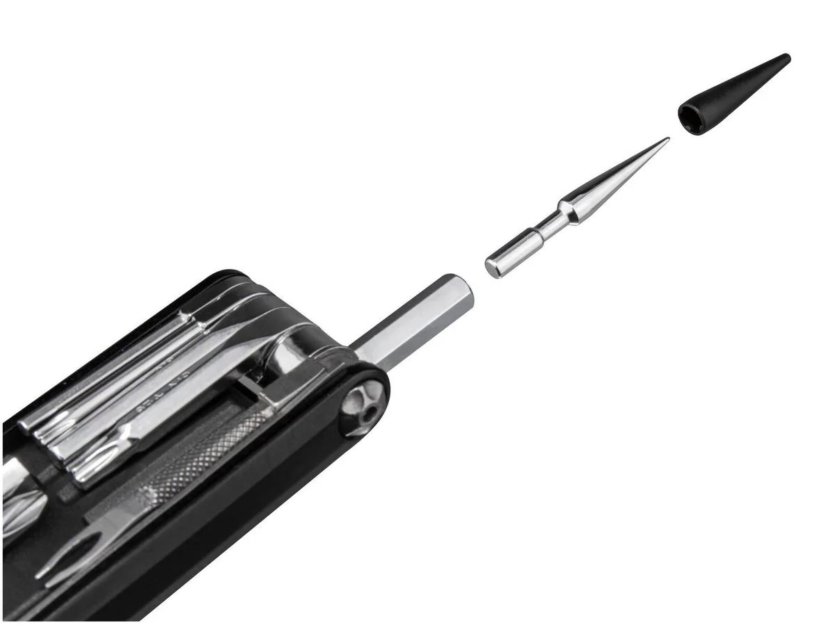Topeak Multi Tool Tubi 18 functions w/ Tubeless Tire Repair 5pcs 3.5mm Repair Plugs w/o Bag Black - Image 6
