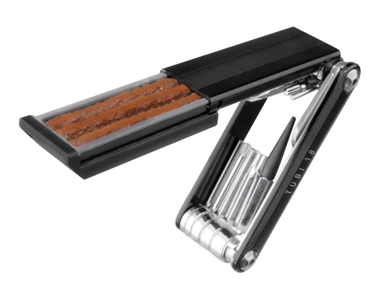 Topeak Multi Tool Tubi 18 functions w/ Tubeless Tire Repair 5pcs 3.5mm Repair Plugs w/o Bag Black - Image 8
