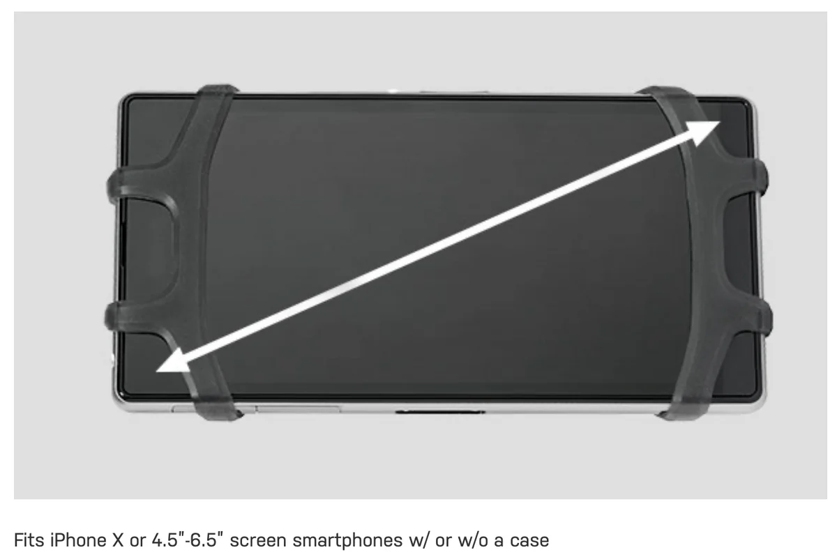 Topeak Phone Case Omni Ridecase Fits all phones with 4.5-6.5 Screens" - Image 4