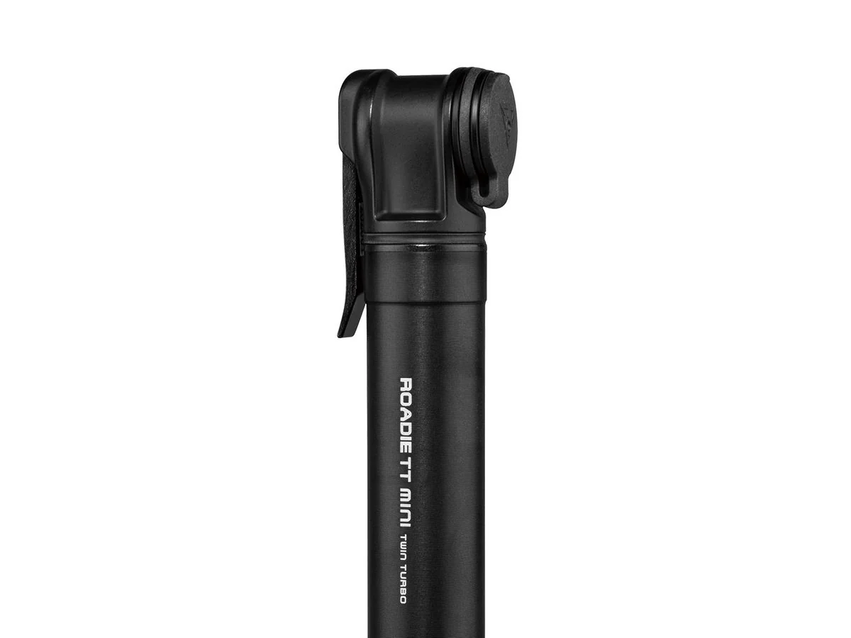 Topeak Pump Roadie TT Mini Twin turbo 160psi/11bar 165mm Black - Image 2