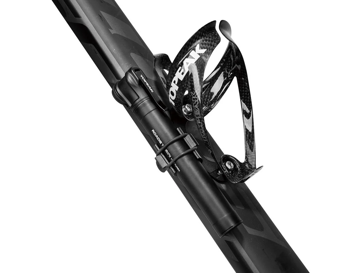 Topeak Pump Roadie TT Mini Twin turbo 160psi/11bar 165mm Black - Image 3