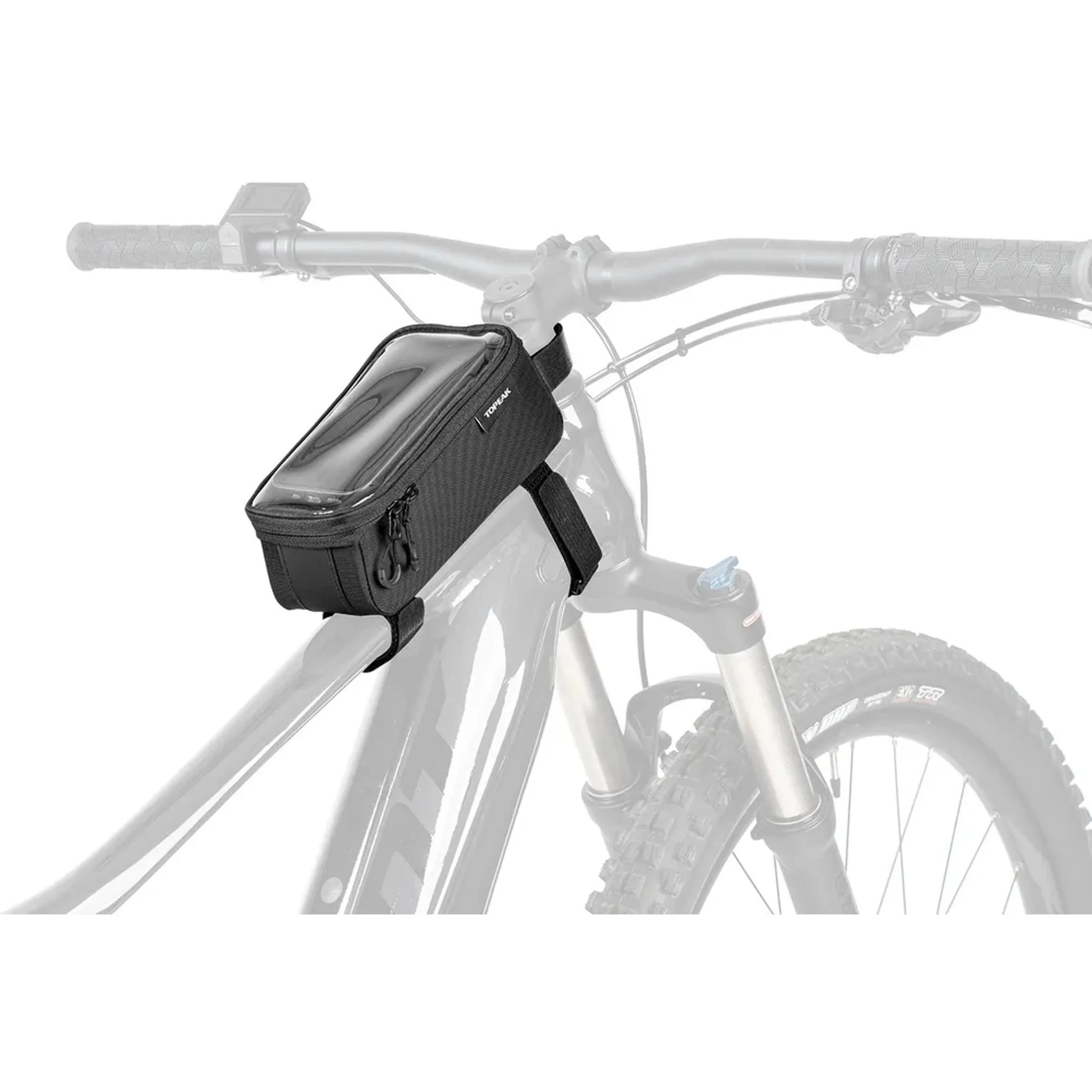 Topeak Bento Pack Top Tube Bag 0.85L (Fits 6.7" Phones) Black - Image 2