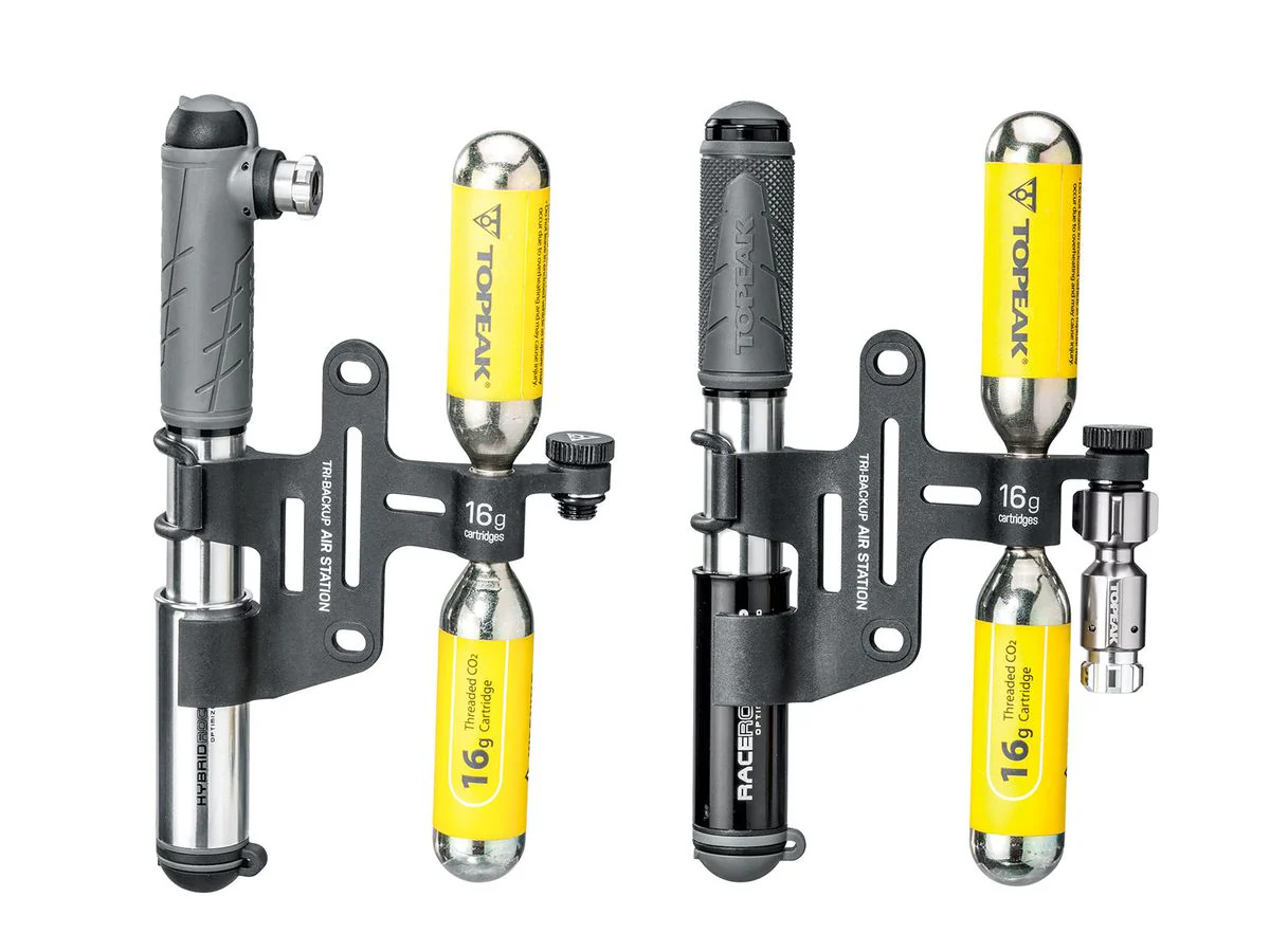 Topeak Tri-Backup Air Station Pump CO2 Inflator & cartridge mount - Image 2