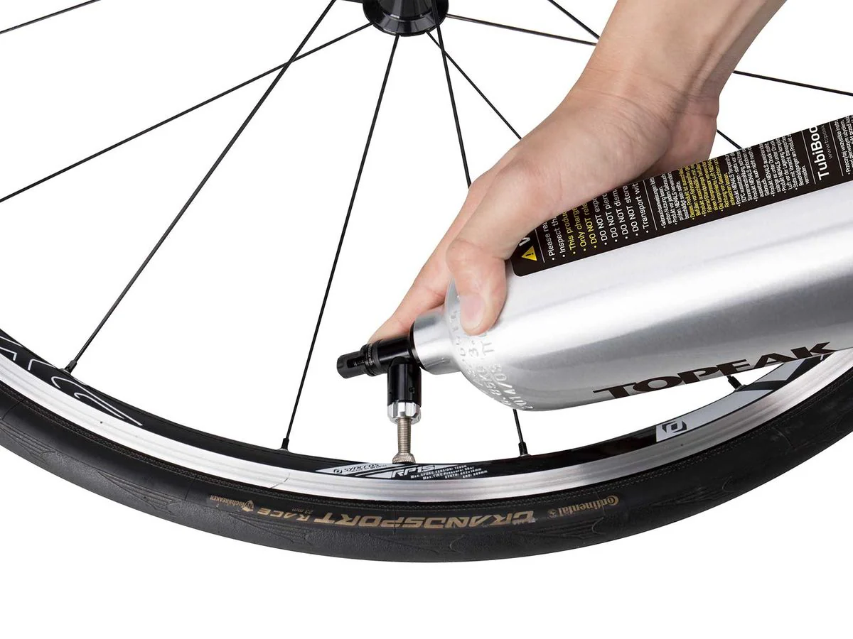 Topeak Tubibooster tubeless tire charging Kit & Co2 inflator head - Image 3