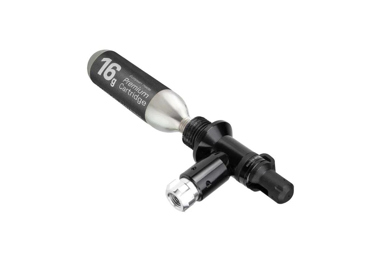 Topeak Tubibooster tubeless tire charging Kit & Co2 inflator head - Image 4