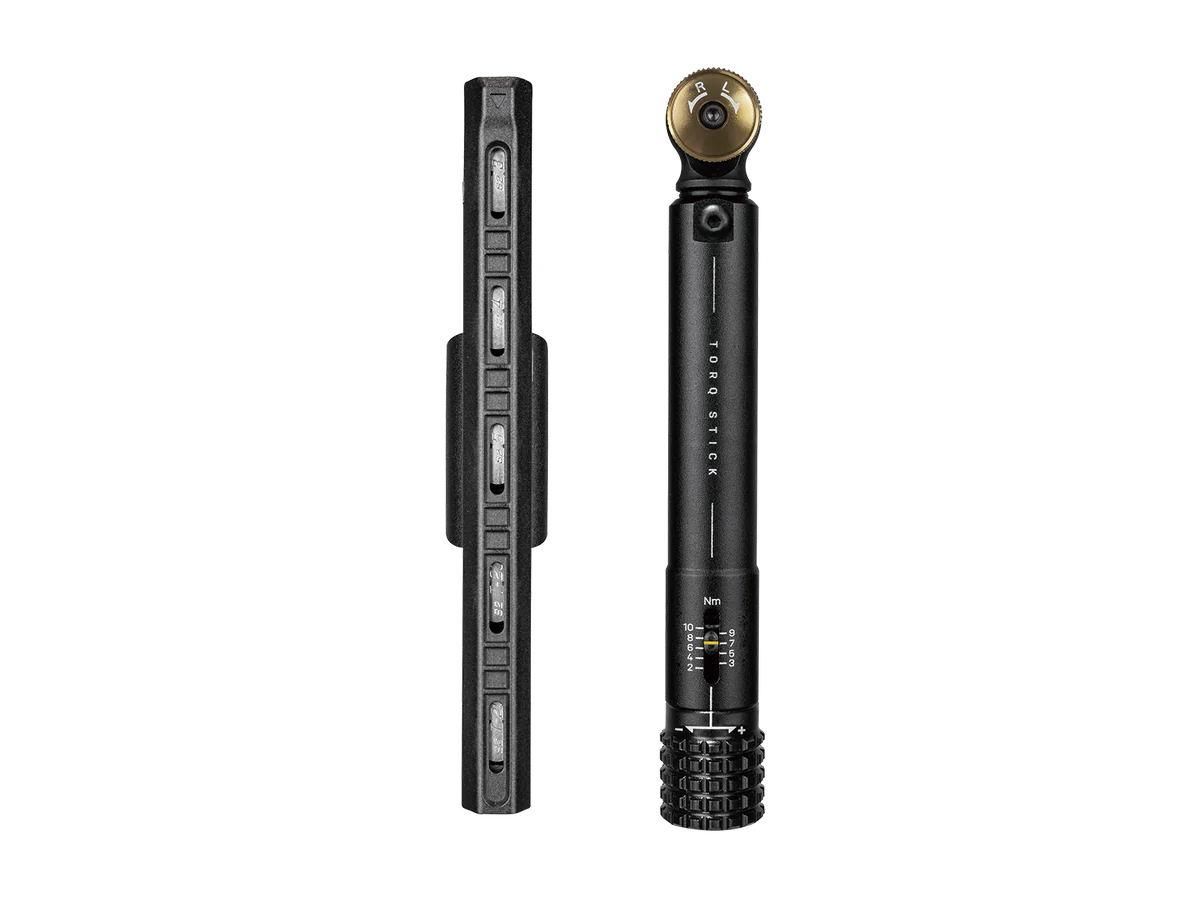 Topeak Workshop Tool Torq Stick 2-10Nm Compact Adjustable Mechanical Wrench & 5 Tool Bits