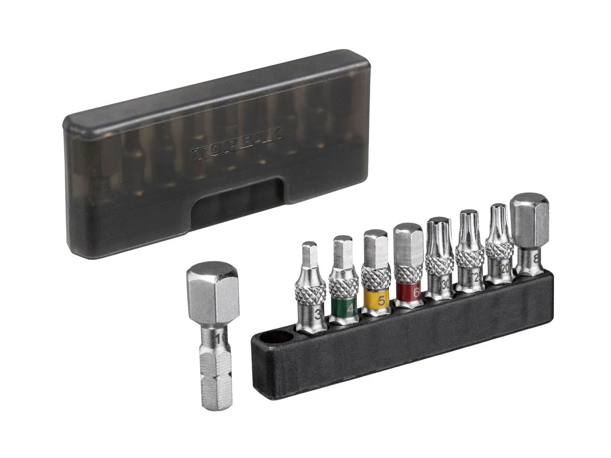 Topeak Workshop Tool Torqstick 4-20Nm Compact Adjustable Mechanical Wrench & 9 Tool Bits - Image 2