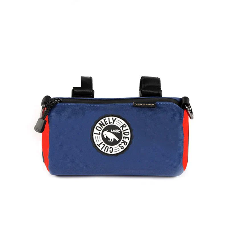ULAC Handlebar Roll Bag 1.1L with Carabiner Black / Grey - Image 3