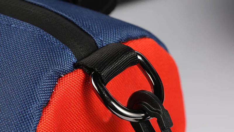 ULAC Handlebar Roll Bag 1.1L with Carabiner Black / Grey - Image 6