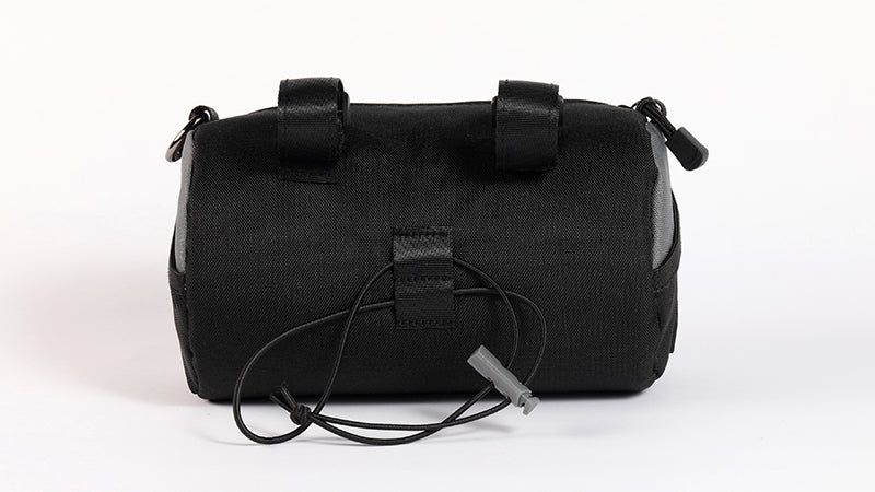 ULAC Handlebar Roll Bag 2.7L with Carabiner Black / Grey - Image 4