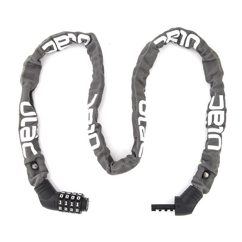 ULAC Lock Street Fighter Chain Hardened Steel Combo 5mm x 100cm Orange - Image 3