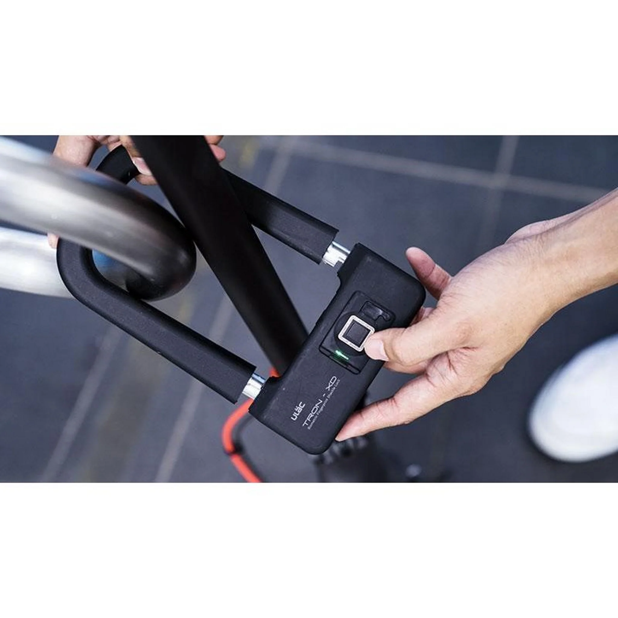 ULAC Lock Tron-XD U-Lock Alu Fingerprint Activated 74mm x 128mm - Image 4
