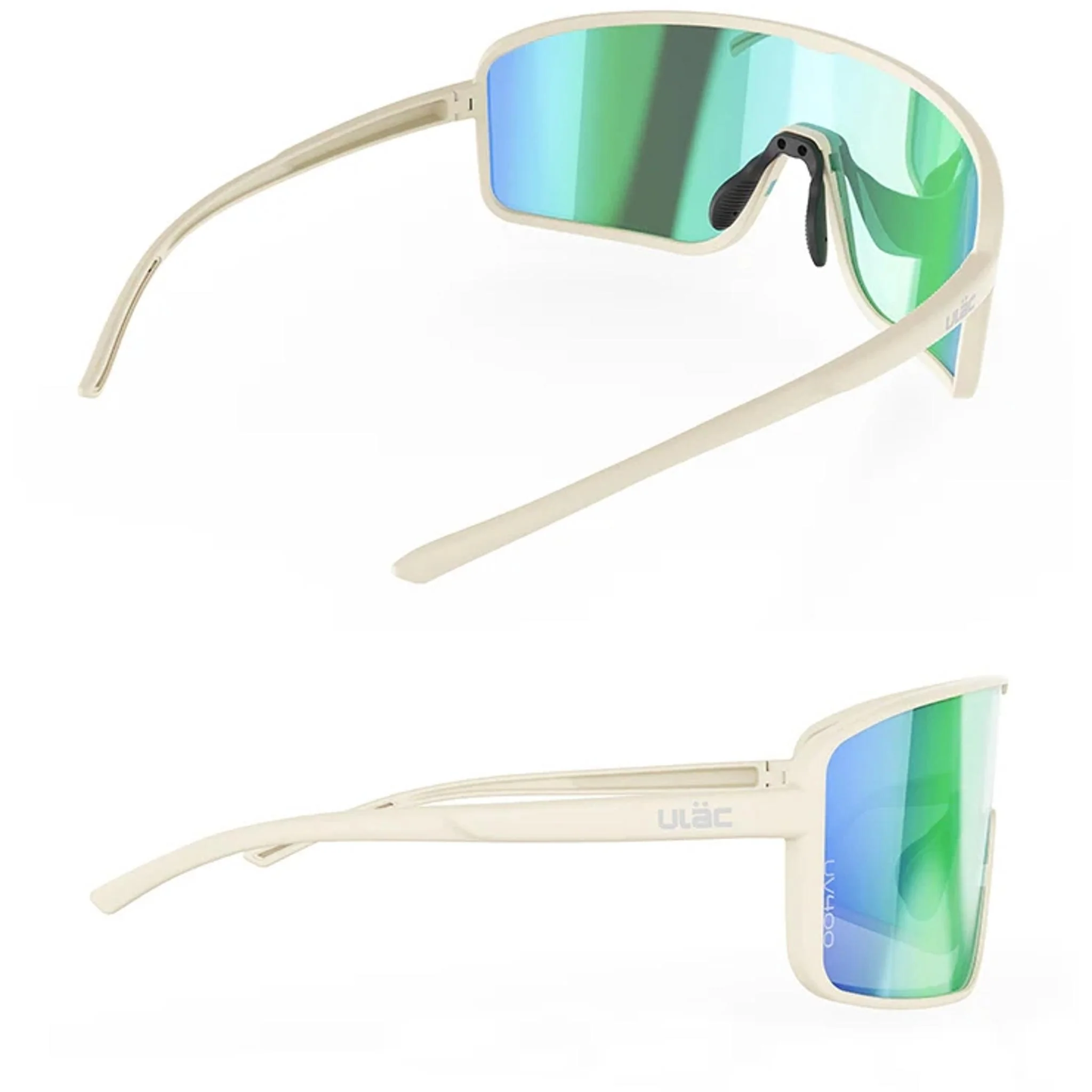 ULAC Neo Vue Otaku Sunglasses Off White/Boost Blue Photochromic - Image 3