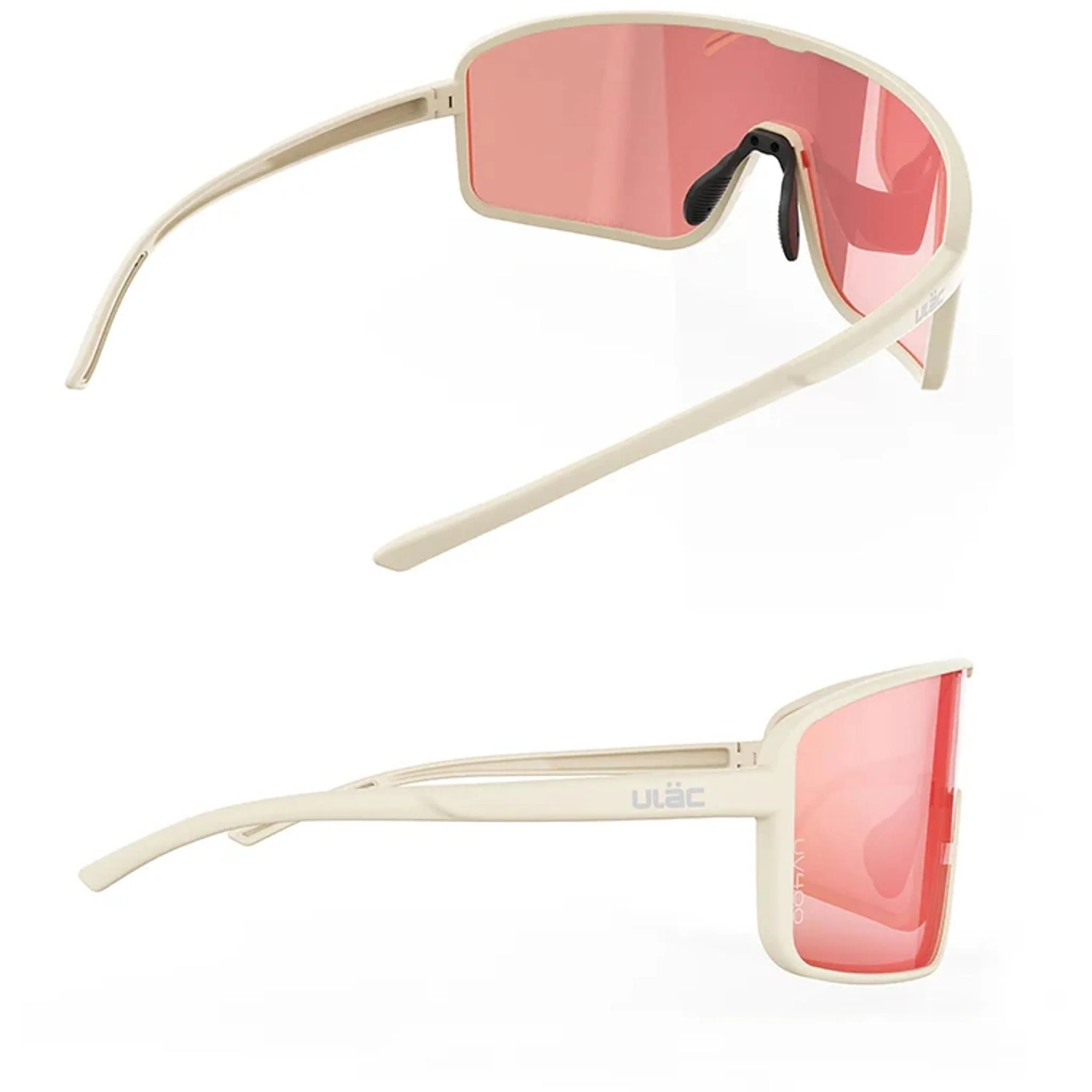 ULAC Neo Vue Otaku Sunglasses Off White/Rally Red Photochromic - Image 3