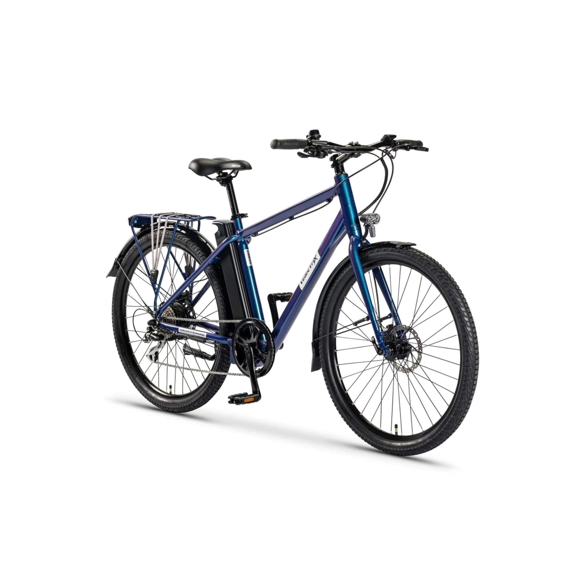 Velectrix Urban Electric Bike 400wh Battery Blue - Image 2