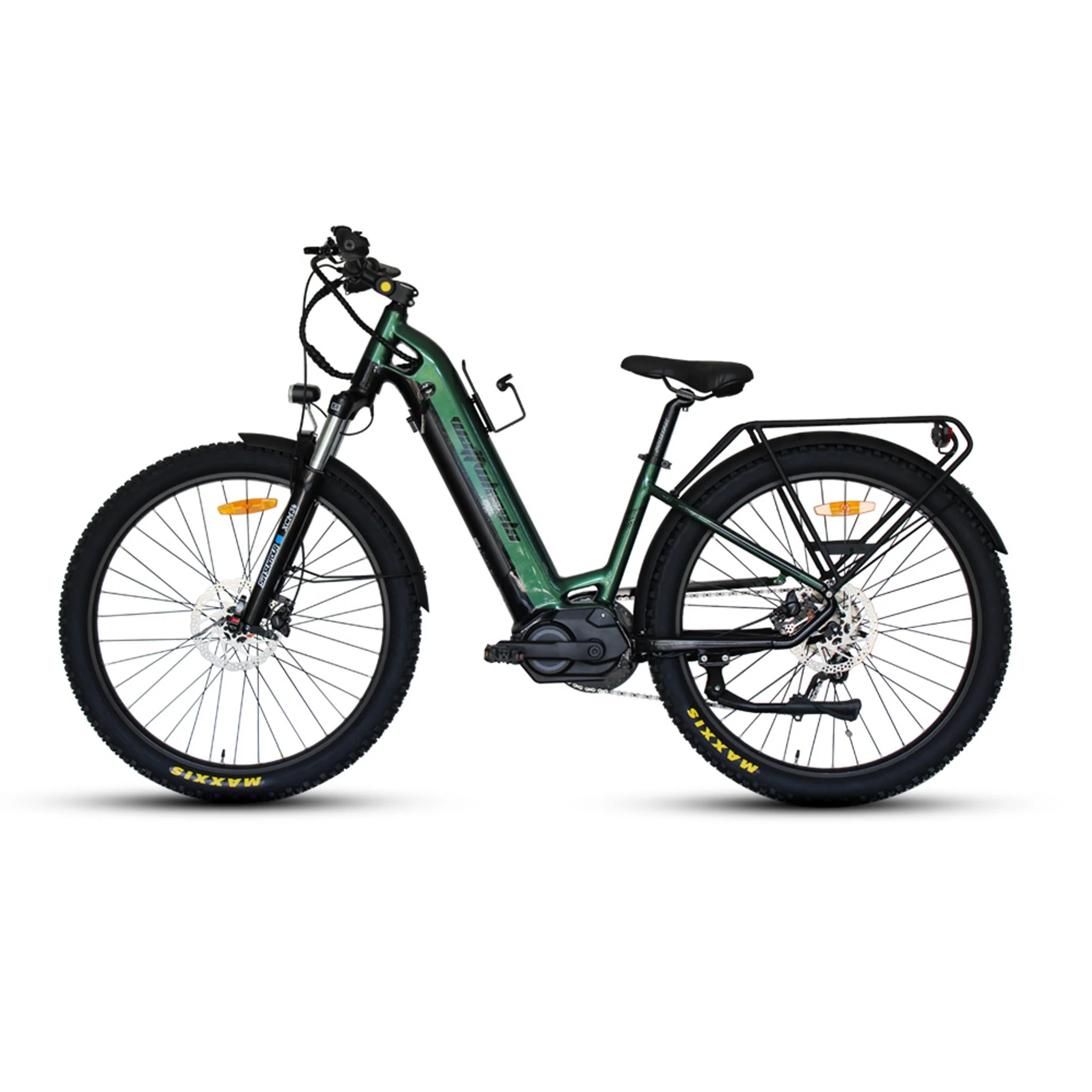 Watt Wheels Bighorn LS Electric Bike 720Wh Battery British Racing Green - Image 5