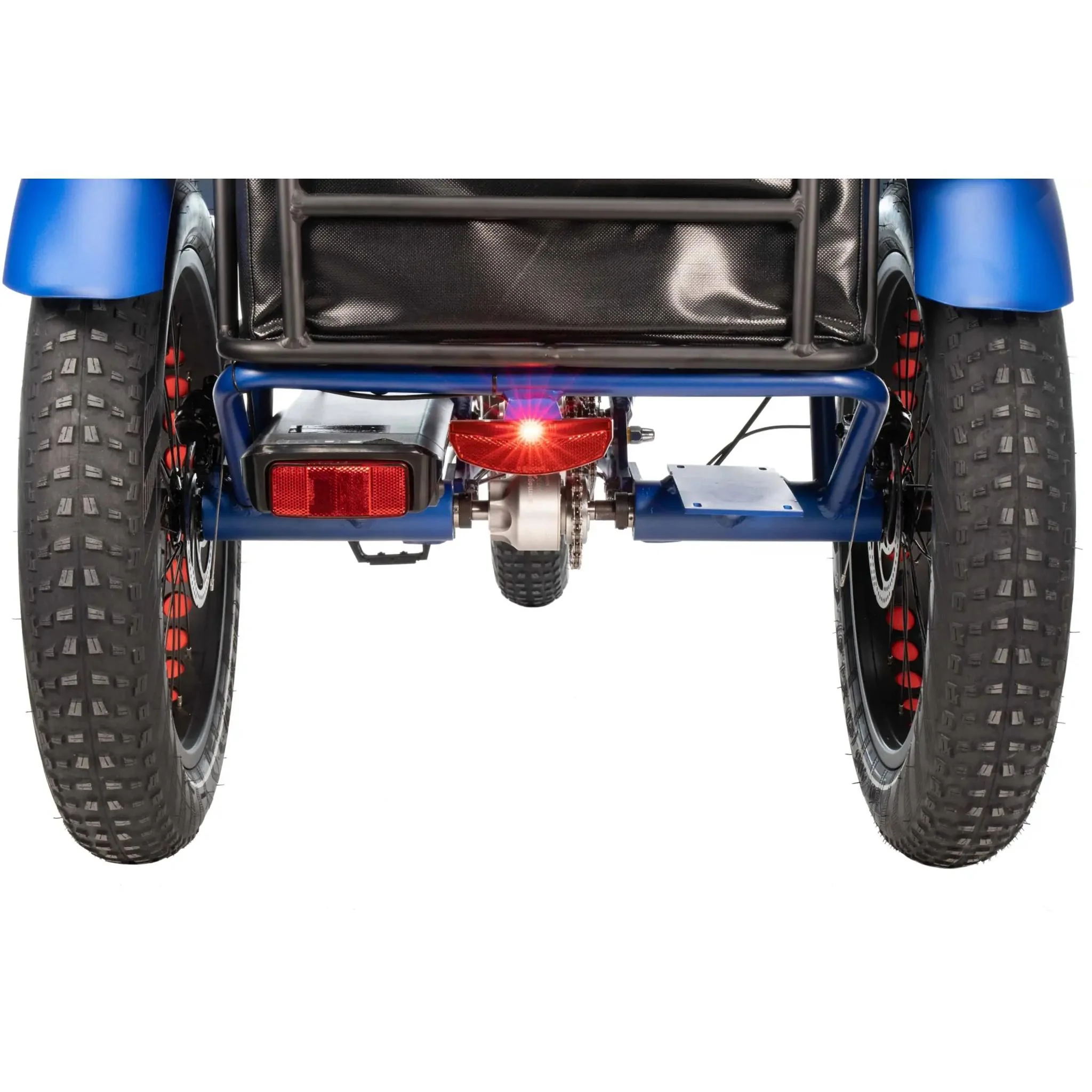Wattwheels Trike XT Electric Cargo Trike 499Wh Battery Matte Blue - Image 5