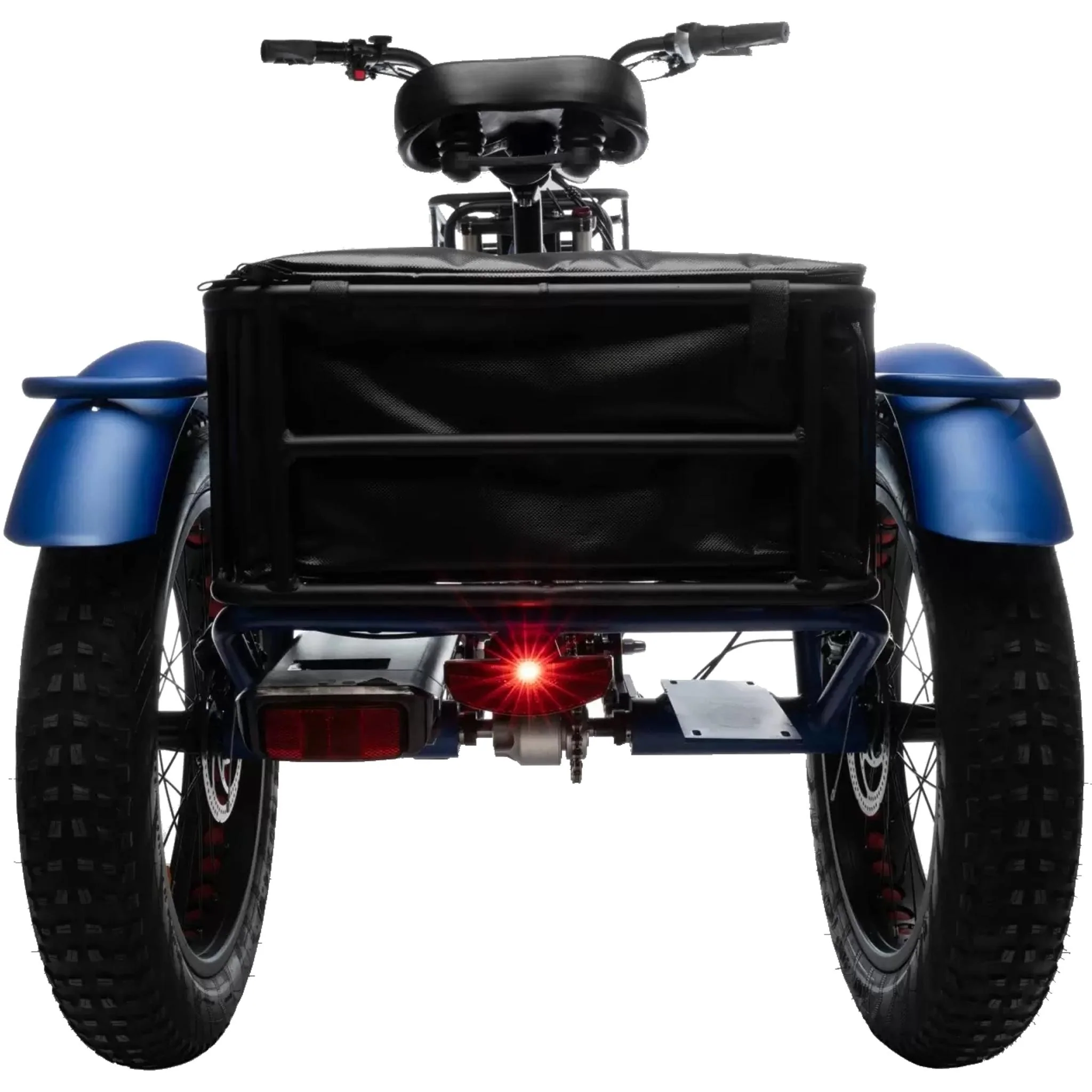 Wattwheels Trike XT Electric Cargo Trike 499Wh Battery Matte Blue - Image 6