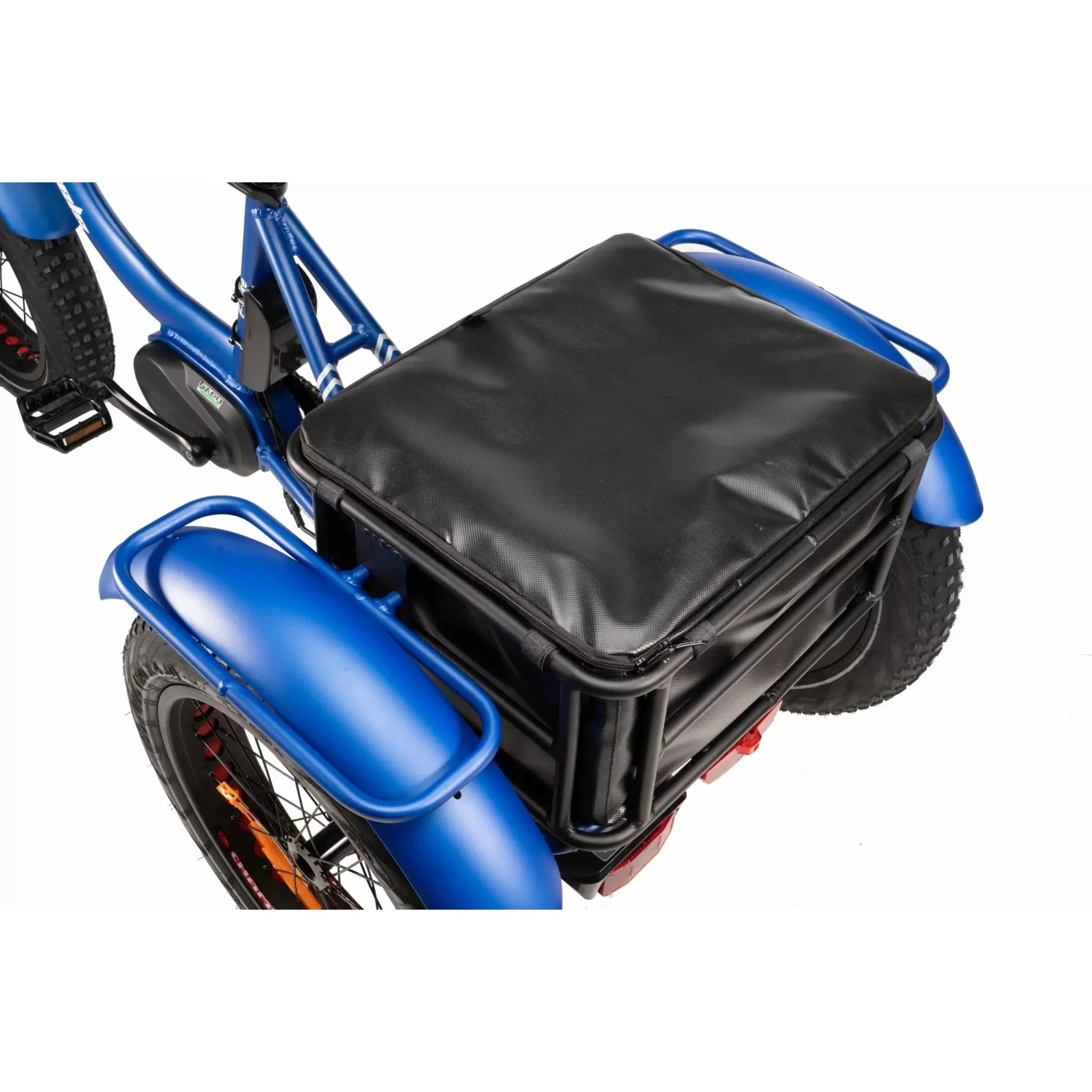 Wattwheels Trike XT Electric Cargo Trike 499Wh Battery Matte Blue - Image 7