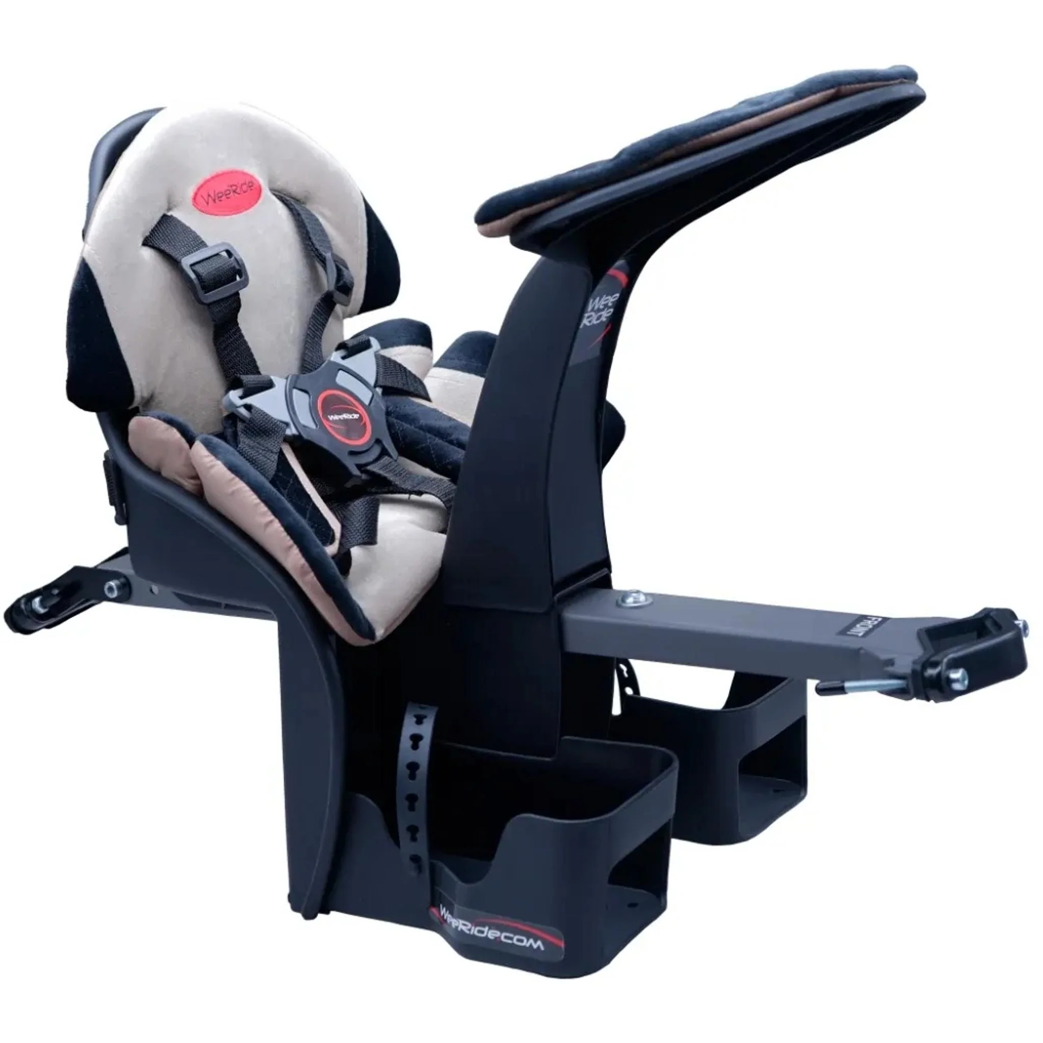 WeeRide Deluxe Baby Seat Black/Grey - Image 2
