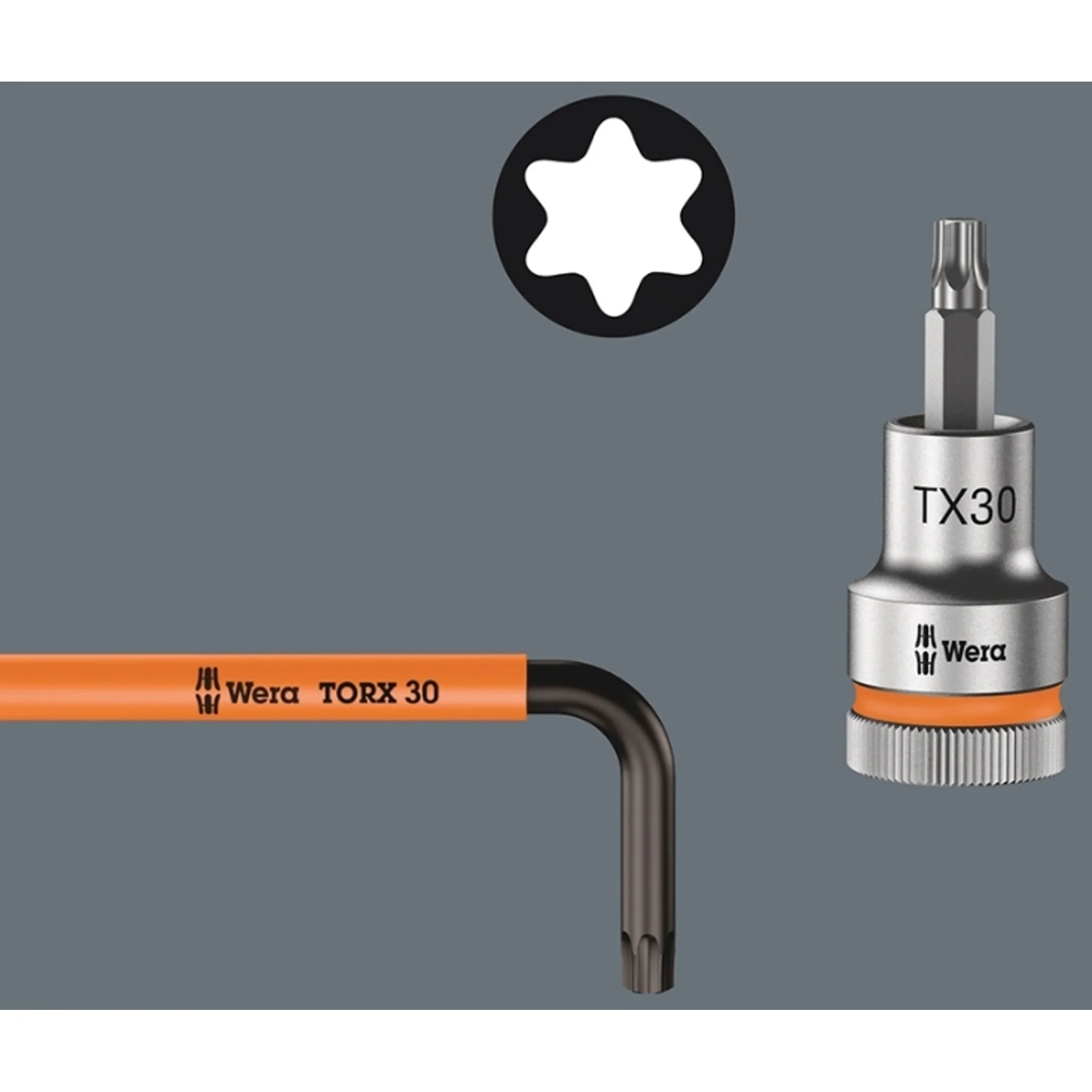 Wera L-Key Set Long For Torx Screws Multicolour 9 Pieces - Image 6