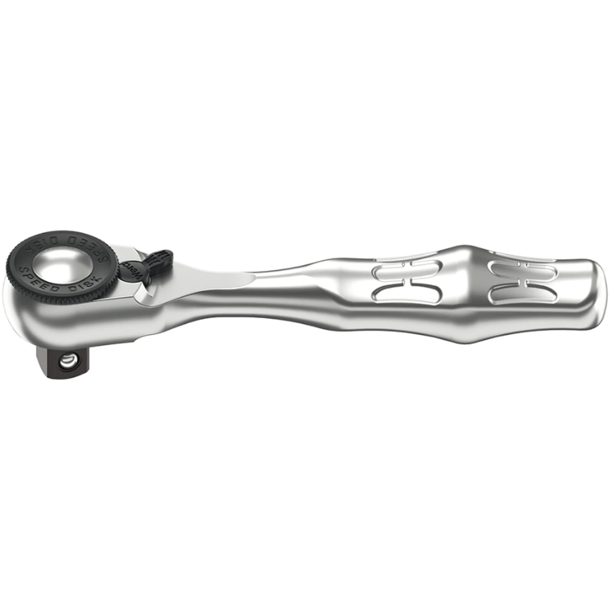 Wera Mini Ratchet 8008 A Zyklop with 1/4" Square Drive - Image 2