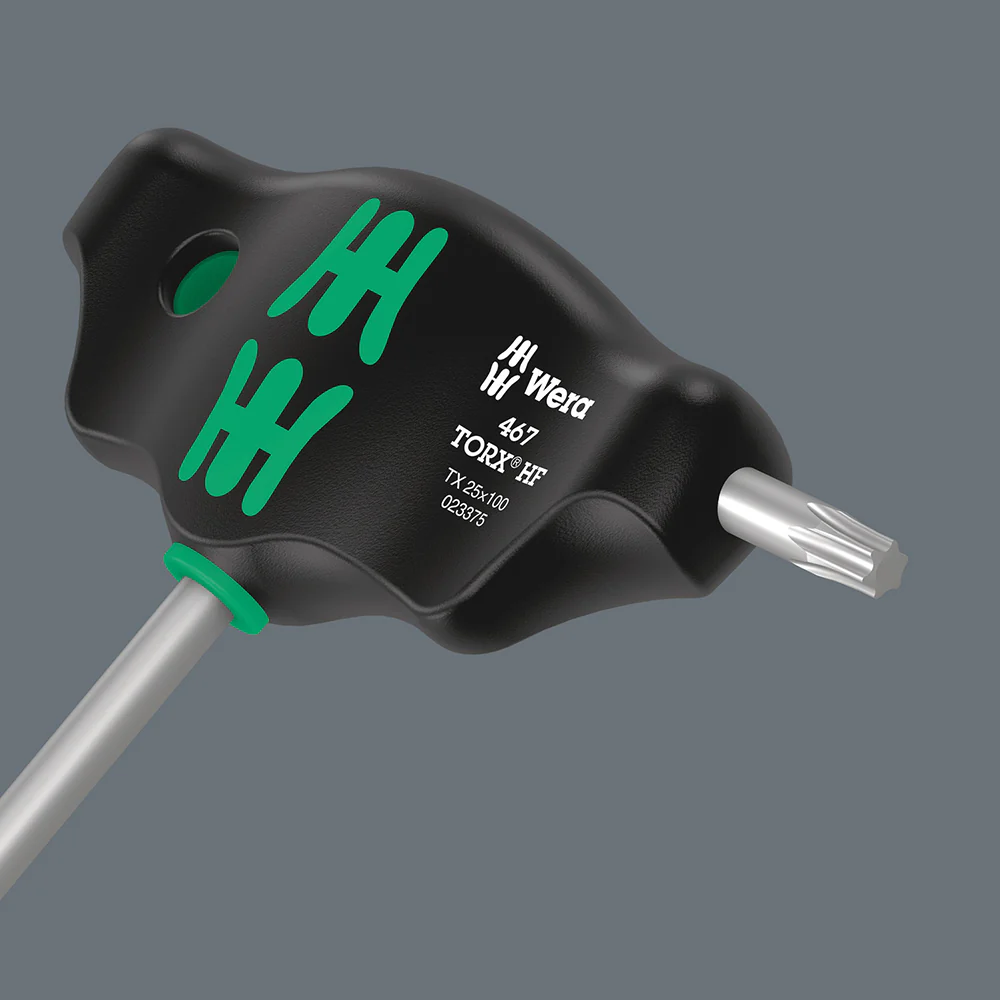 Wera 454/7 T-Handle Hex-Plus T-Handle Holding Function 7 Piece Tool Set - Image 3
