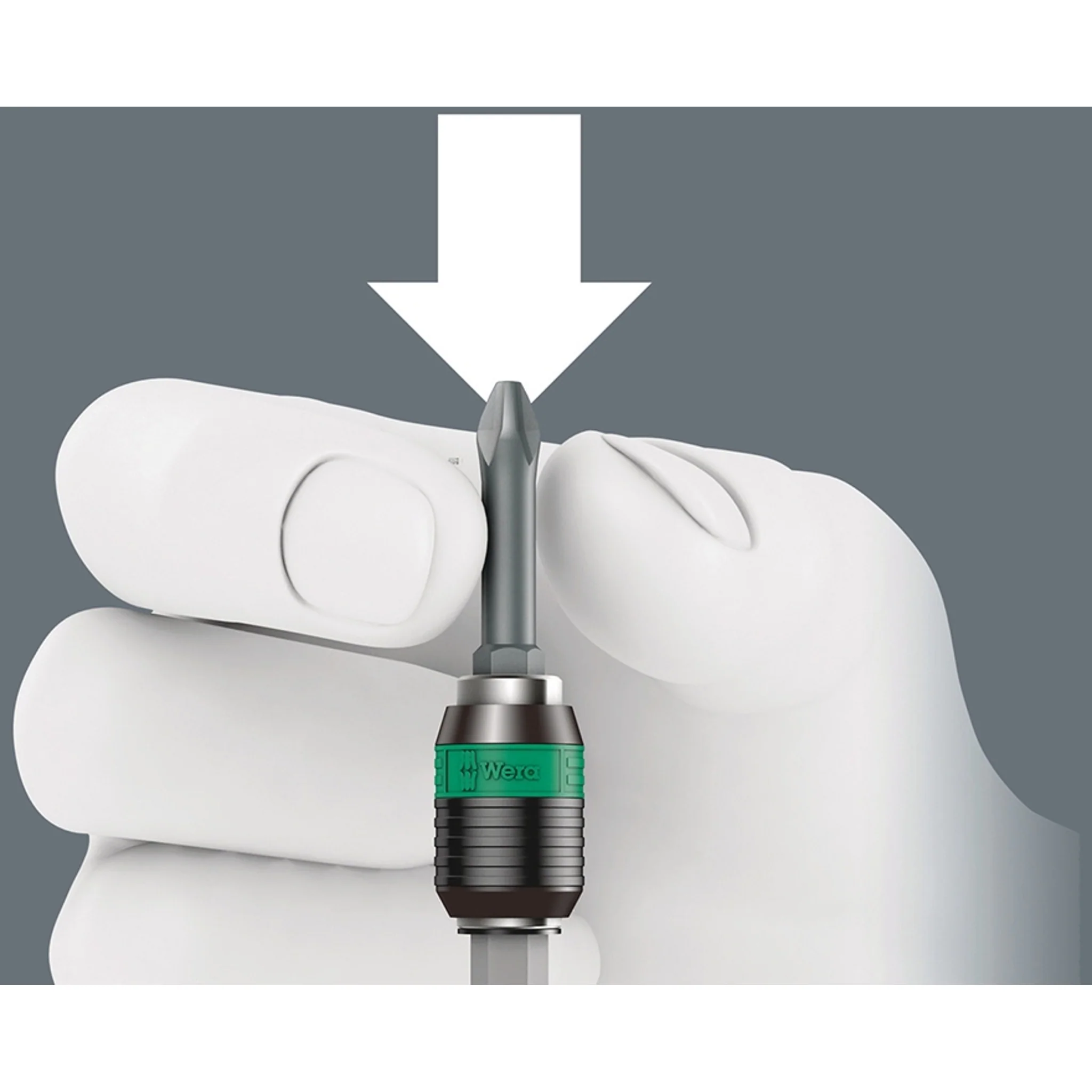 Wera T-Handle Bit Holding Screwdriver with Ratchet Function - Image 6