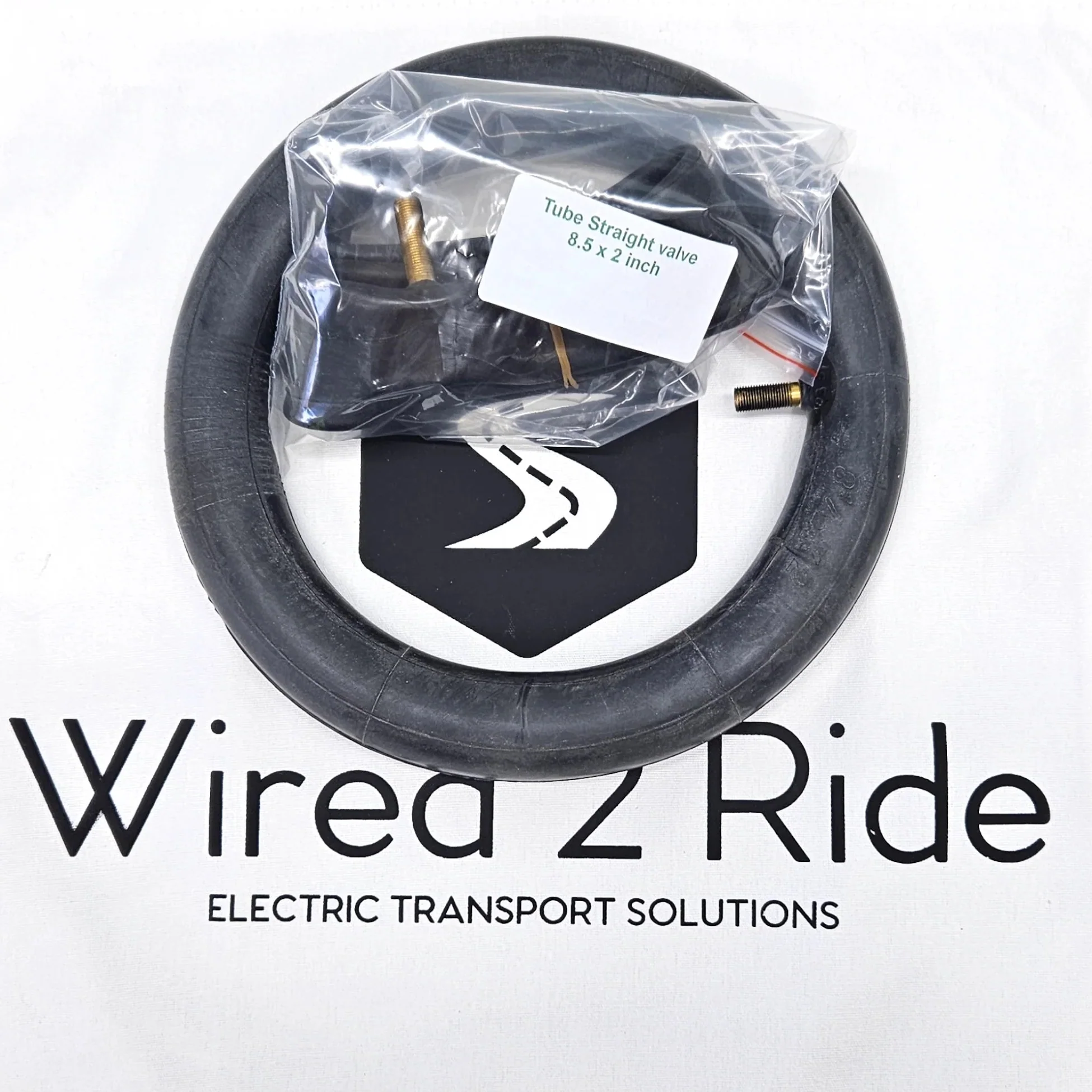 Wired2Ride Schrader Valve E-Scooter Tube 8.5 x 2" - Image 2