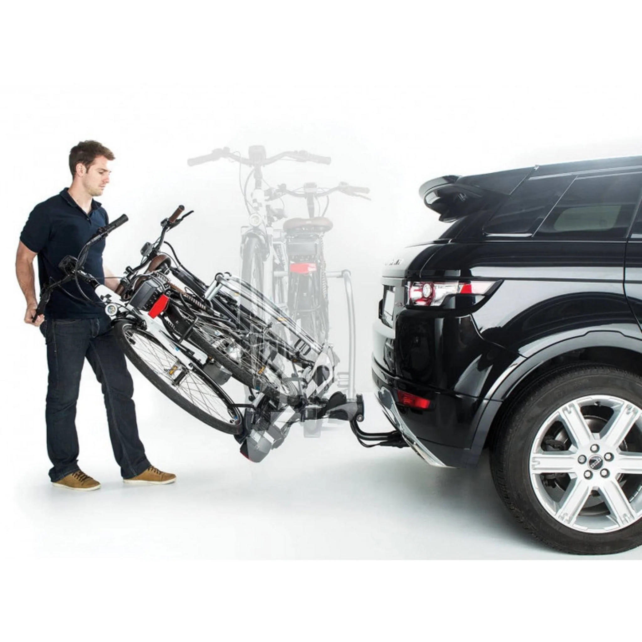 Yakima JustClick 3 - 3 Bike Tow Ball Platform Rack - Image 3