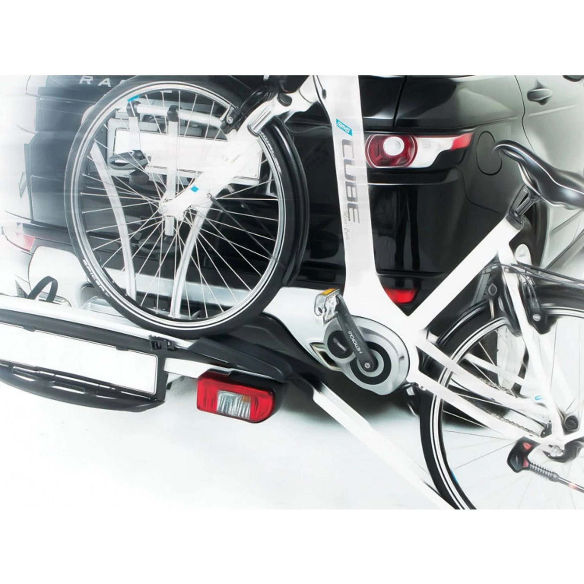 Yakima JustClick 3 - 3 Bike Tow Ball Platform Rack - Image 8